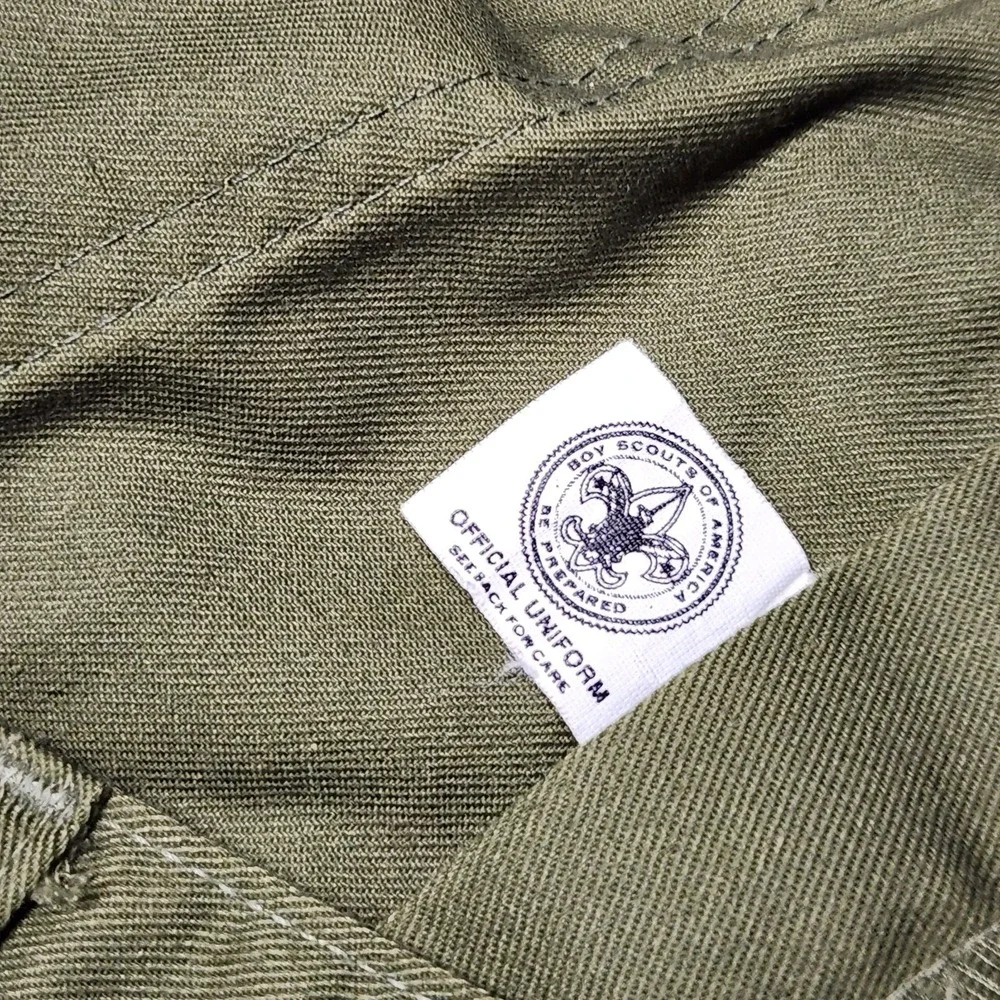 Boy Scouts of America BSA Green Official Uniform Cargo Shorts Mens 38 Scouting